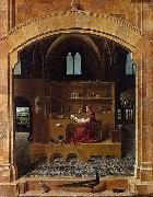 Antonello da Messina St Jerome in His Study (mk08) oil painting on canvas
